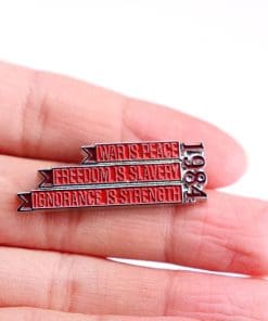 Alternative view of 1984 War is Peace Enamel Pin