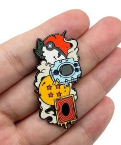 Alternative view of Pokemon | Digimon Adventure | Dragon Ball | Yu-Gi-Oh Enamel Pin