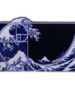 Great Fibonacci Waves 'Kanagawa Surf' Enamel Pin