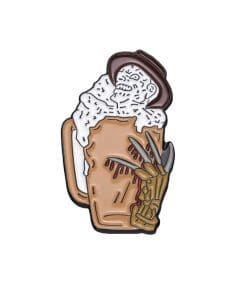 Horror Beer 'Freddy Krueger' Enamel Pin