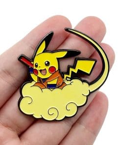 Alternative view of Pokemon 'Pikachu x Son Wukong' Enamel Pin