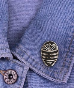 Alternative view of Power Rangers 'Black Ranger Mask' Enamel Pin