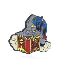 Wizard Cloud 'Book Spell' Enamel Pin