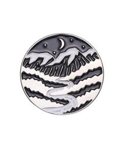 Moonlight 'Lakes and Mountains' Enamel Pin