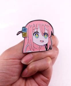 Alternative view of Bocchi the Rock! 'Hitori | Sparkling Eyes' Enamel Pin