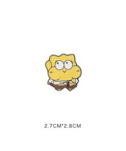 Alternative view of SpongeBob SquarePants 'Chubby Cheek Chibi' Enamel Pin