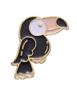 Tropical Bird 'Toucan' Enamel Pin