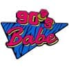Retro '90's Babe' Enamel Pin