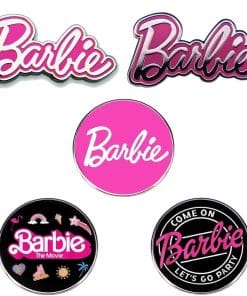 Alternative view of Barbie the Movie Enamel Pin