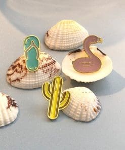 Alternative view of Summer Heat 'Saguaro Cactus' Enamel Pin