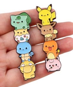 Alternative view of Pokemon 'Tower | Bulbasaur Togepi Squirtle Psyduck' Enamel Pin