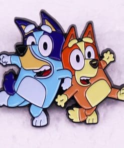 Bluey 'Funny Bluey and Bingo' Enamel Pin