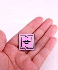 Alternative view of JoJo's Bizarre Adventure 'Rikiel Kiss' Enamel Pin