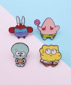 Alternative view of SpongeBob SquarePants 'Squidward Chibi' Enamel Pin