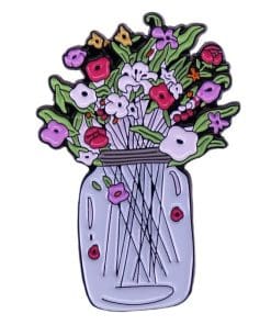 Flowers 'Wild Flower in Jar' Enamel Pin
