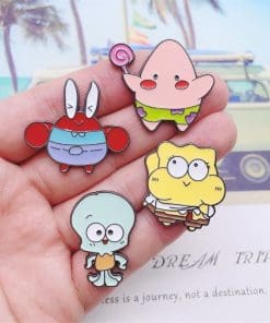SpongeBob SquarePants 'Patrick Pink Lolly Chibi' Enamel Pin - Image 3