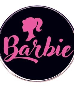 Barbie 'Black | Pretty in Pink Logo' Enamel Pin