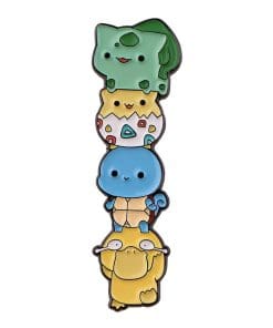 Pokemon 'Tower | Bulbasaur Togepi Squirtle Psyduck' Enamel Pin
