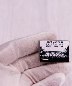 Alternative view of Self Love 'I Don't Want To Be Anything Other Than Me' Enamel Pin