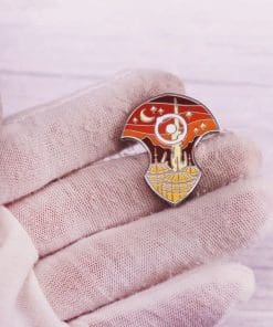 Alternative view of Final Fantasy 'Azem Crystal' Enamel Pin