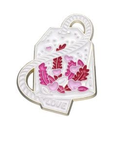 Flower Herbs 'Love Teabag' Enamel Pin