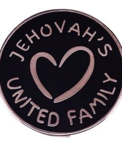 Jehovah's United Family Enamel Pin