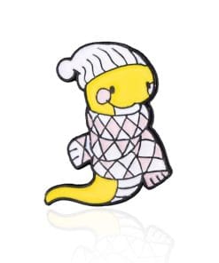 Snake 'Knit Cap and Scarf' Enamel Pin