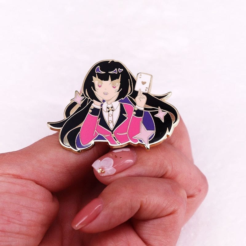 Kakegurui 'Yumeko Jabami | Ace Card' Enamel Pin - Image 3