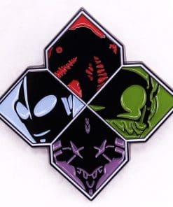 Ninja Stars 'Ultraman x Kamen Rider' Enamel Pin