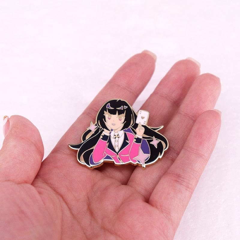 Kakegurui 'Yumeko Jabami | Ace Card' Enamel Pin - Image 2