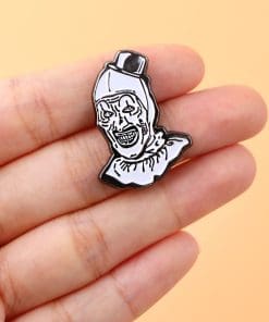 Alternative view of Halloween 'Broken Soul Clown' Enamel Pin