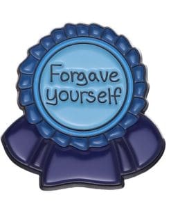 Blue Ribbon 'Forgave Yourself  Enamel Pin