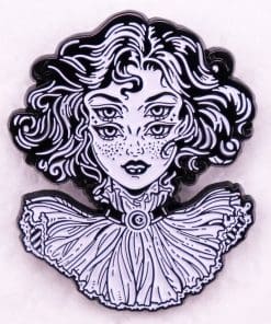 Weird Girl 'Four Eyes' Enamel Pin