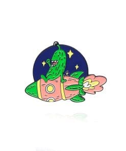 Cucumber 'Space Exploration' Enamel Pin