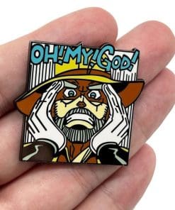 Alternative view of JoJo's Bizarre Adventure 'Oh My God' Enamel Pin