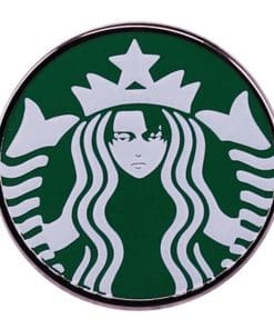 Attack On Titan 'Levi Ackerman | Coffee Soldier' Enamel Pin