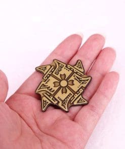 Alternative view of Monster Hunter 'Kamura Village Insignia' Enamel Pin