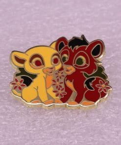 Alternative view of Lion King 'Young Kovu And Kiara' Enamel Pin