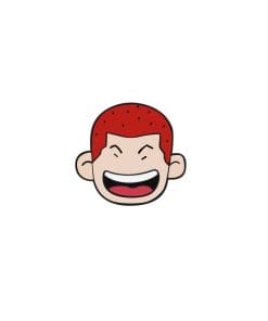Slam Dunk 'Sakuragi | Funny Head' Enamel Pin