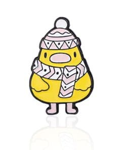 Duck 'Knit Cap and Scarf' Enamel Pin