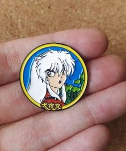 Alternative view of Inuyasha 'Hybrid Human' Enamel Pin
