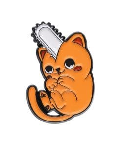 Feline Cat 'Chainsaw Man | Pochita' Enamel Pin