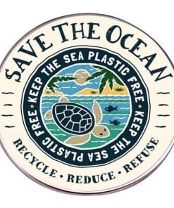 Save The Ocean 'Turtle | Recycle. Reduce. Reuse' Enamel Pin