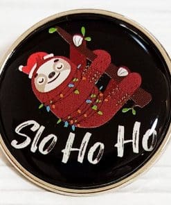 Sloth 'Slo Ho Ho' Enamel Pin