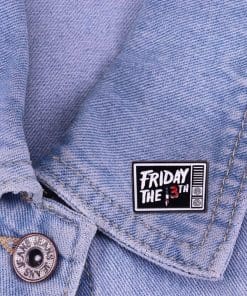 Alternative view of Friday the 13th ‘Now Playing' Enamel Pin