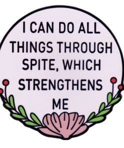 Inspirational 'I Can Do All Things Which Strengthens Me' Enamel Pin