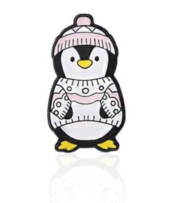 Penguin 'Knit Cap and Cardigan' Enamel Pin