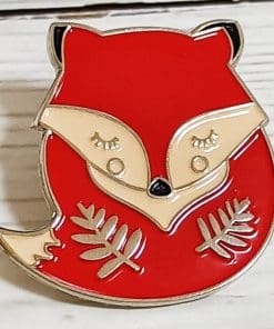Fox 'Self Hug' Enamel Pin