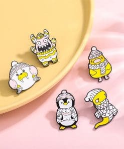 Penguin 'Knit Cap and Cardigan' Enamel Pin - Image 4