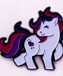 Unicorn 'Playful Heart' Enamel Pin